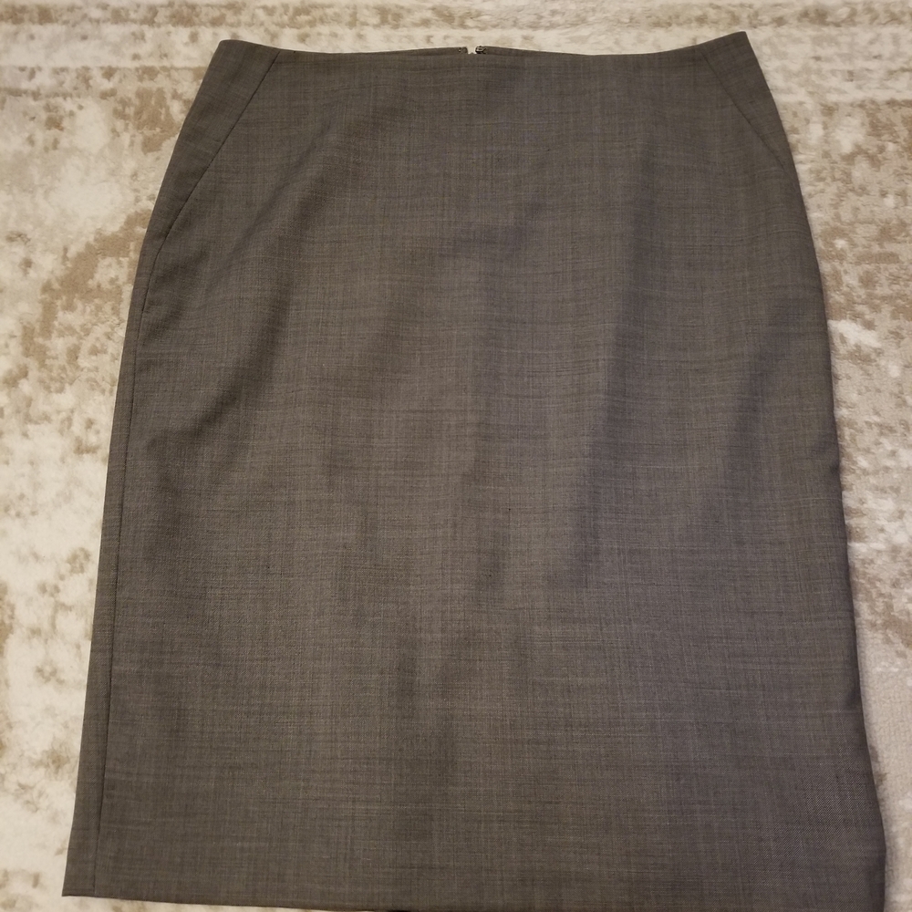 Ann Taylor Charcoal Pencil Skirt